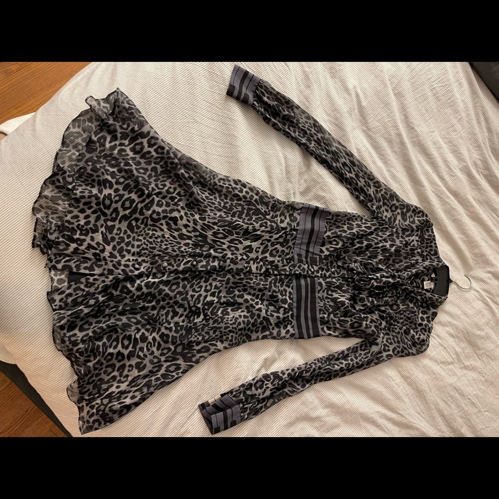 Diane Von Furstenberg silk button down dress